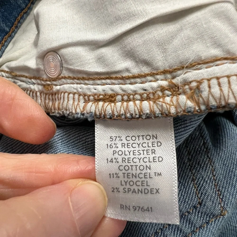 JJill Barely Flare jeans, misses 6, EUC - Picture 8 of 16